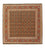 Tapis persan - Tabriz - Royal carré  - 156 x 155 cm - noir
