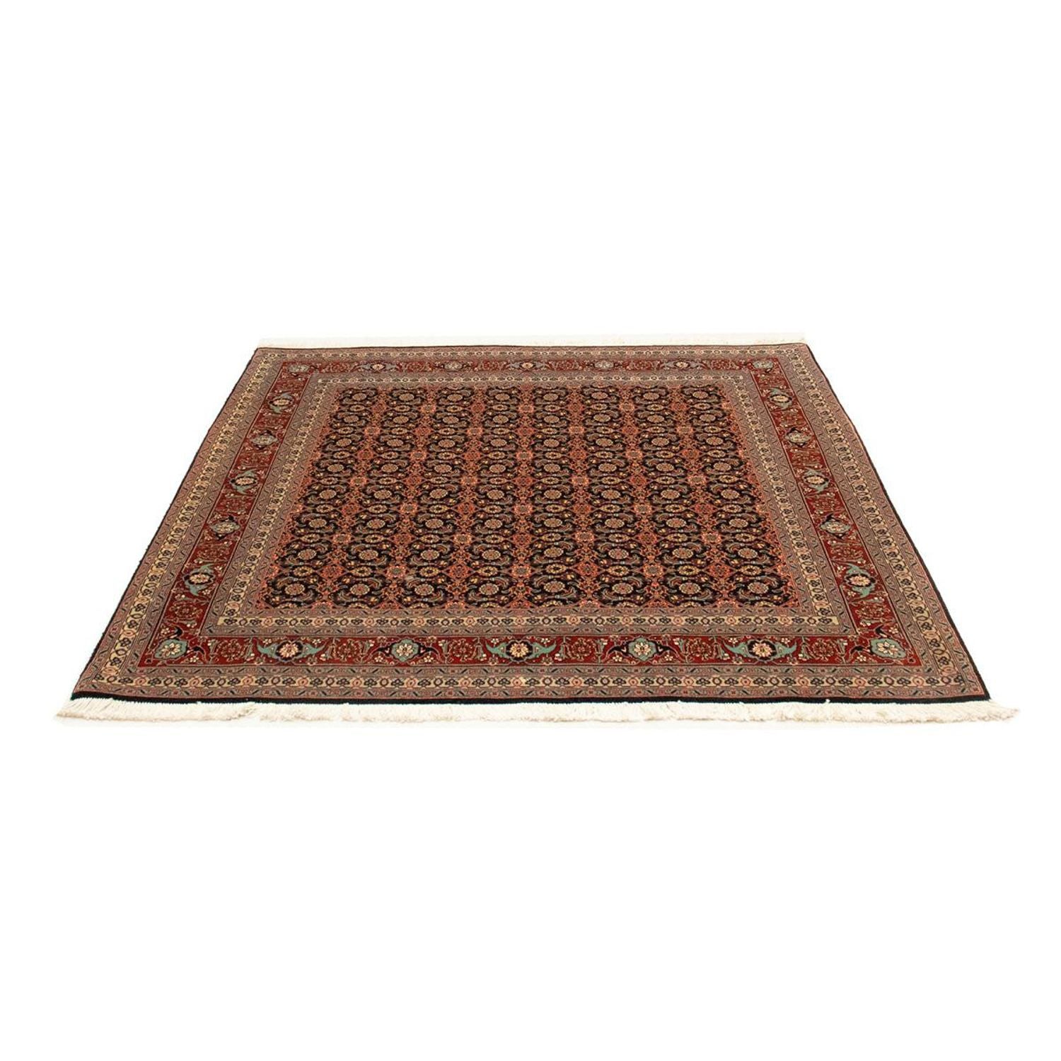 Tapis persan - Tabriz - Royal carré  - 156 x 155 cm - noir
