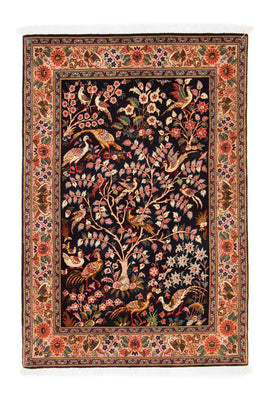 Tapis persan - Tabriz - Royal - 148 x 100 cm - bleu foncé