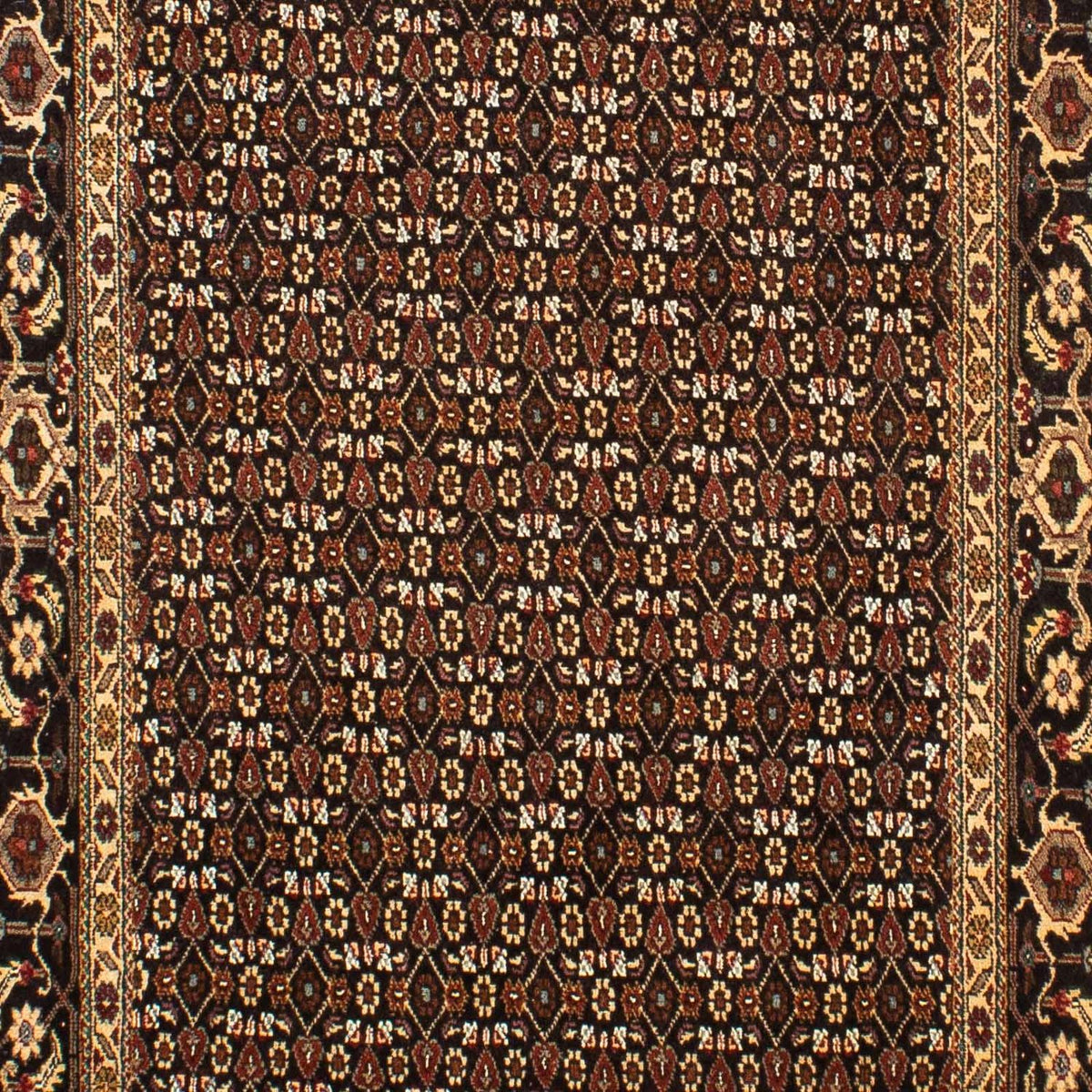 Tapis de couloir Tapis persan - Tabriz - 295 x 99 cm - multicolore