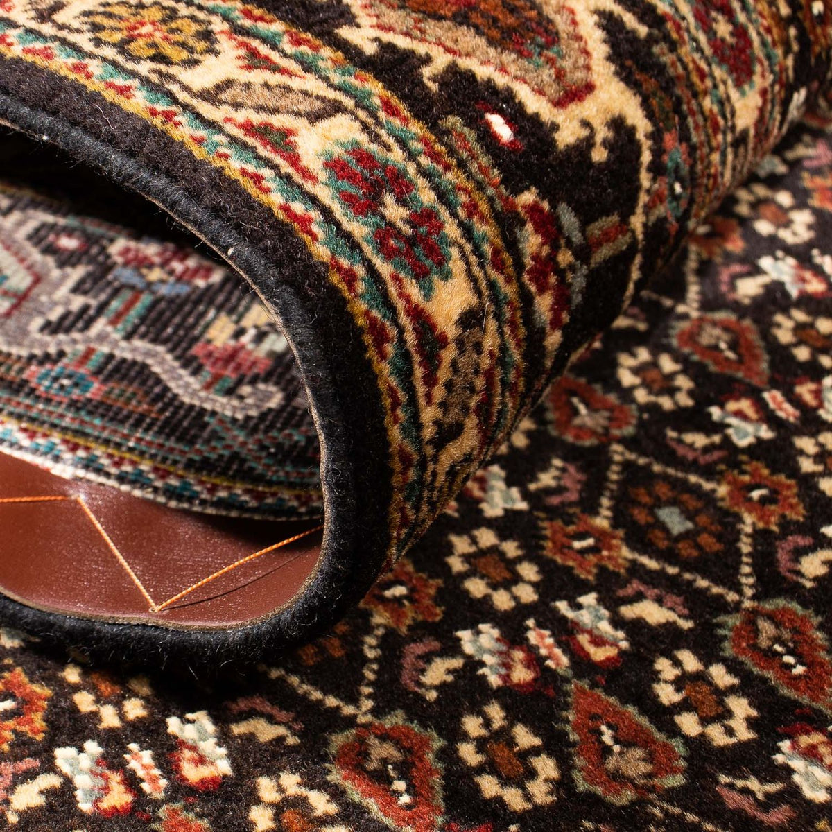 Tapis de couloir Tapis persan - Tabriz - 295 x 99 cm - multicolore