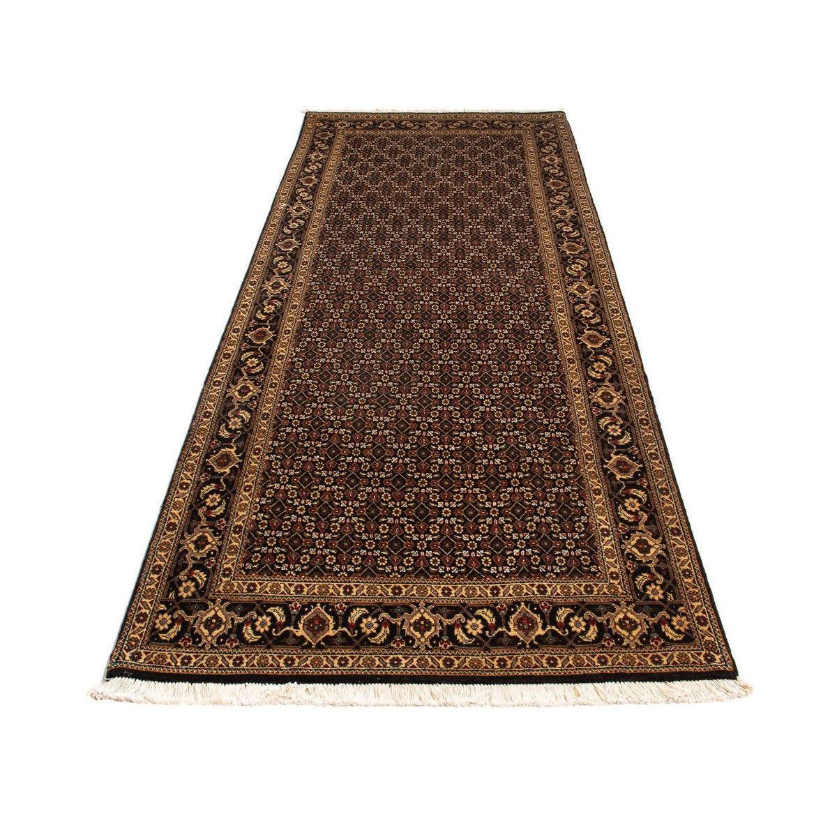 Tapis de couloir Tapis persan - Tabriz - 295 x 99 cm - multicolore