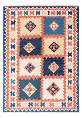 Tapis Kelim - Oriental - 212 x 155 cm - bleu