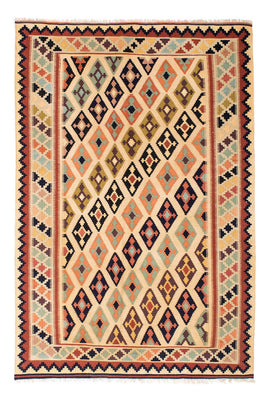 Tapis Kelim - Oriental - 207 x 148 cm - marron clair