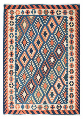 Tapis Kelim - Oriental - 222 x 158 cm - bleu