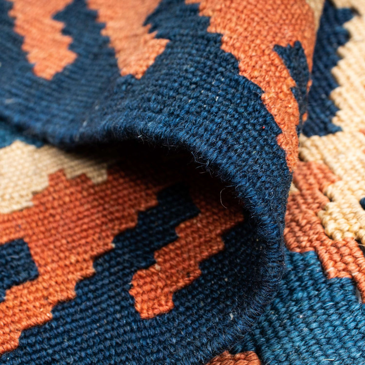 Tapis Kelim - Oriental - 222 x 158 cm - bleu