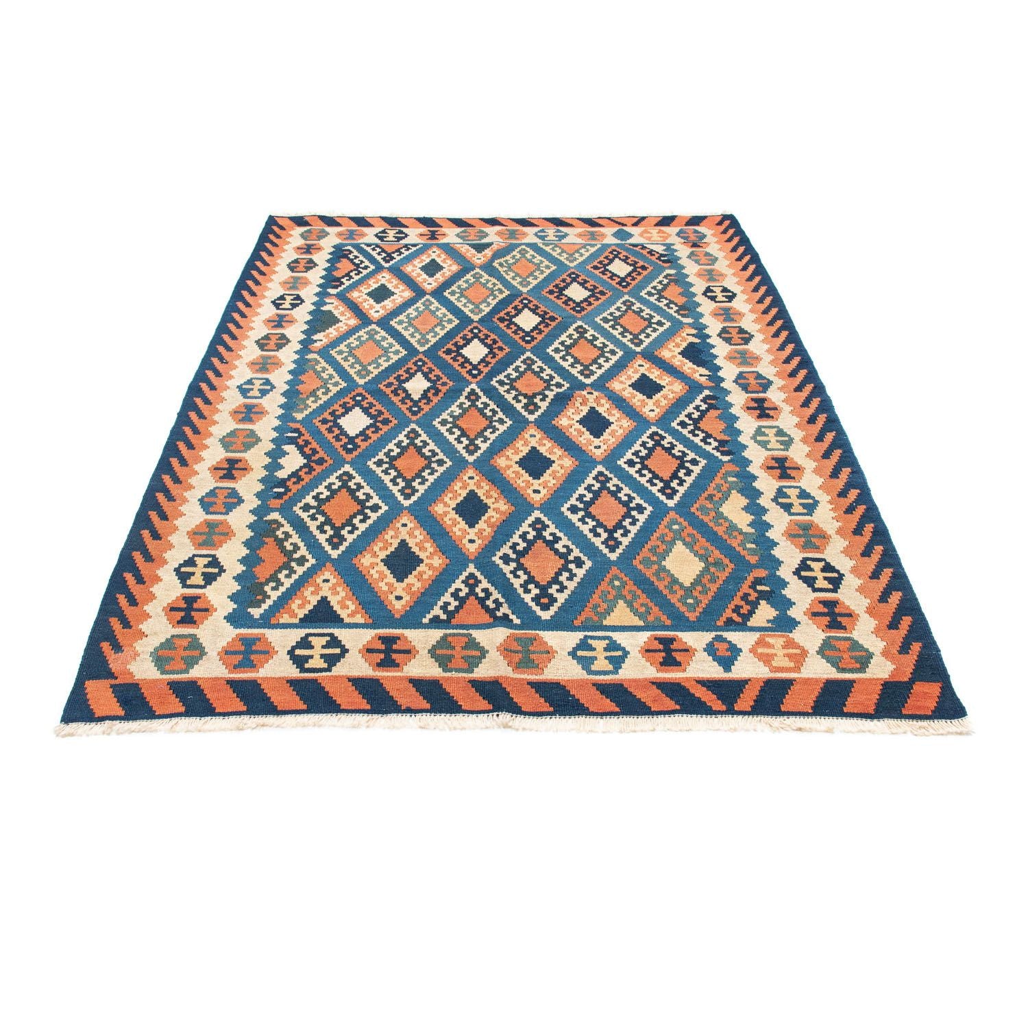 Tapis Kelim - Oriental - 222 x 158 cm - bleu