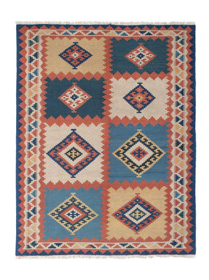 Tapis Kelim - Oriental - 216 x 161 cm - multicolore