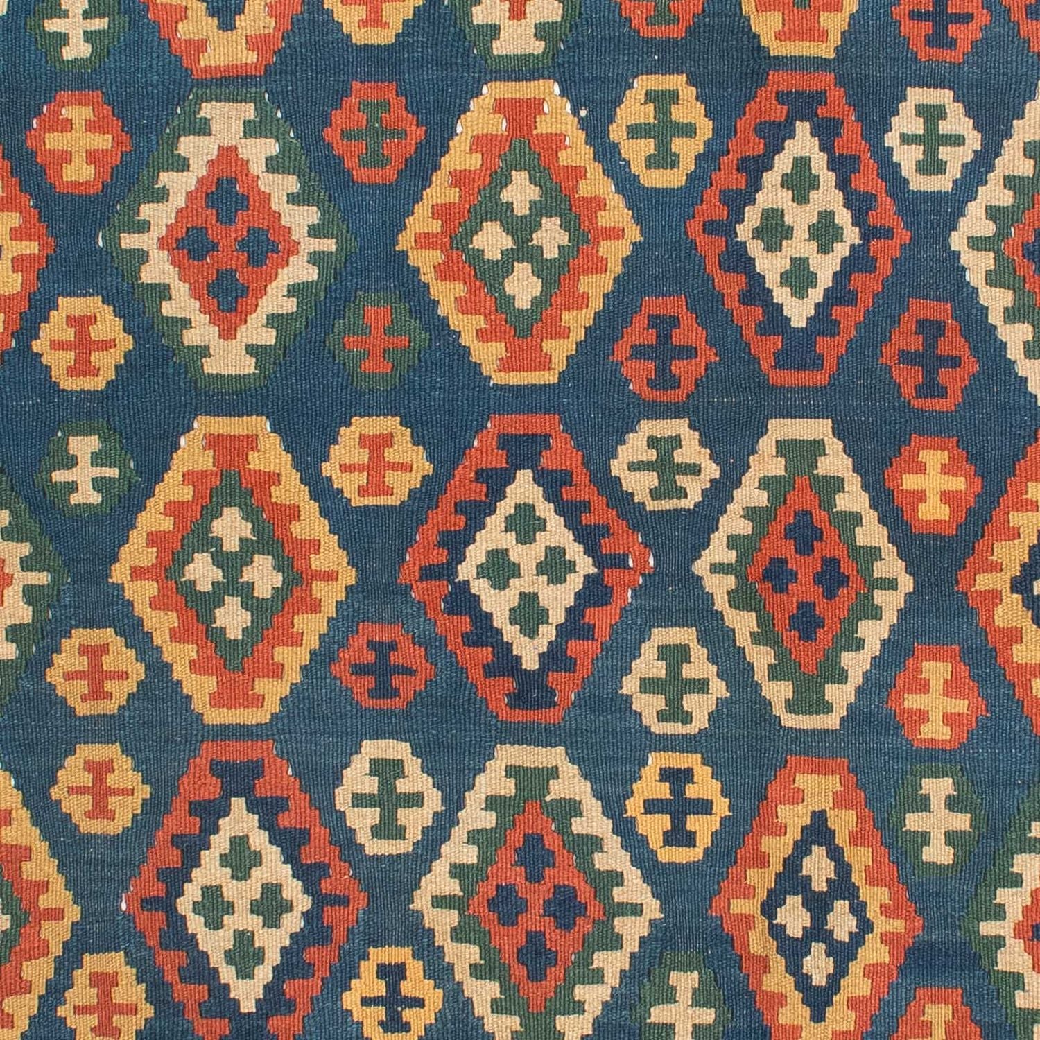 Tapis Kelim - Oriental - 232 x 194 cm - bleu
