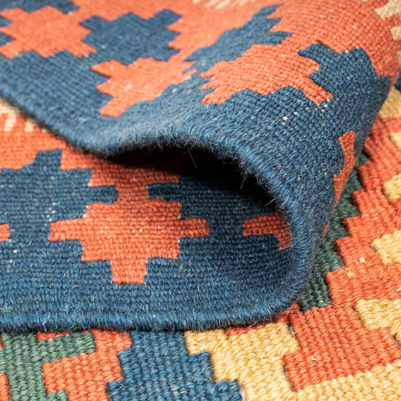 Tapis Kelim - Oriental - 232 x 194 cm - bleu