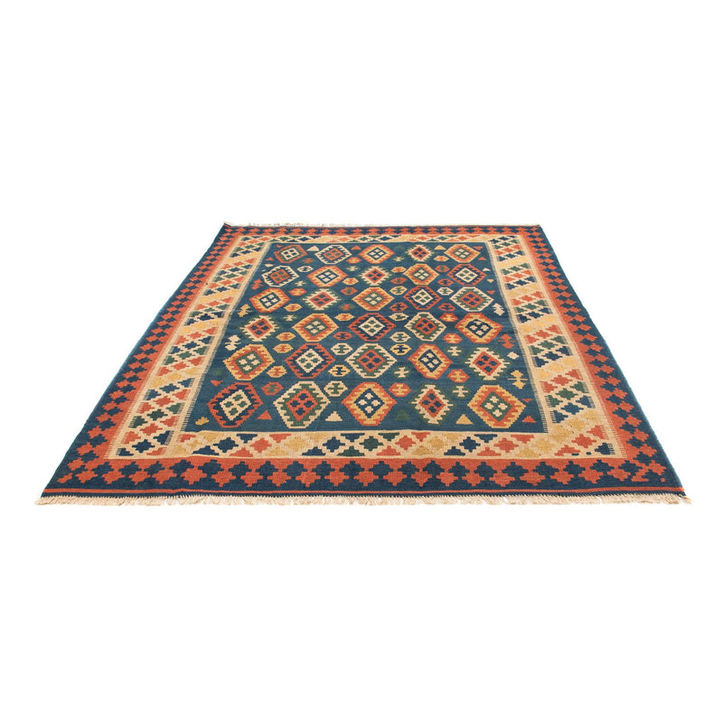 Tapis Kelim - Oriental - 232 x 194 cm - bleu