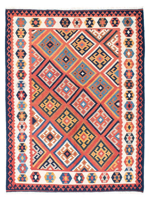Tapis Kelim - Oriental - 206 x 156 cm - rouille