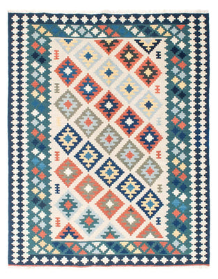 Tapis Kelim - Oriental - 196 x 155 cm - beige