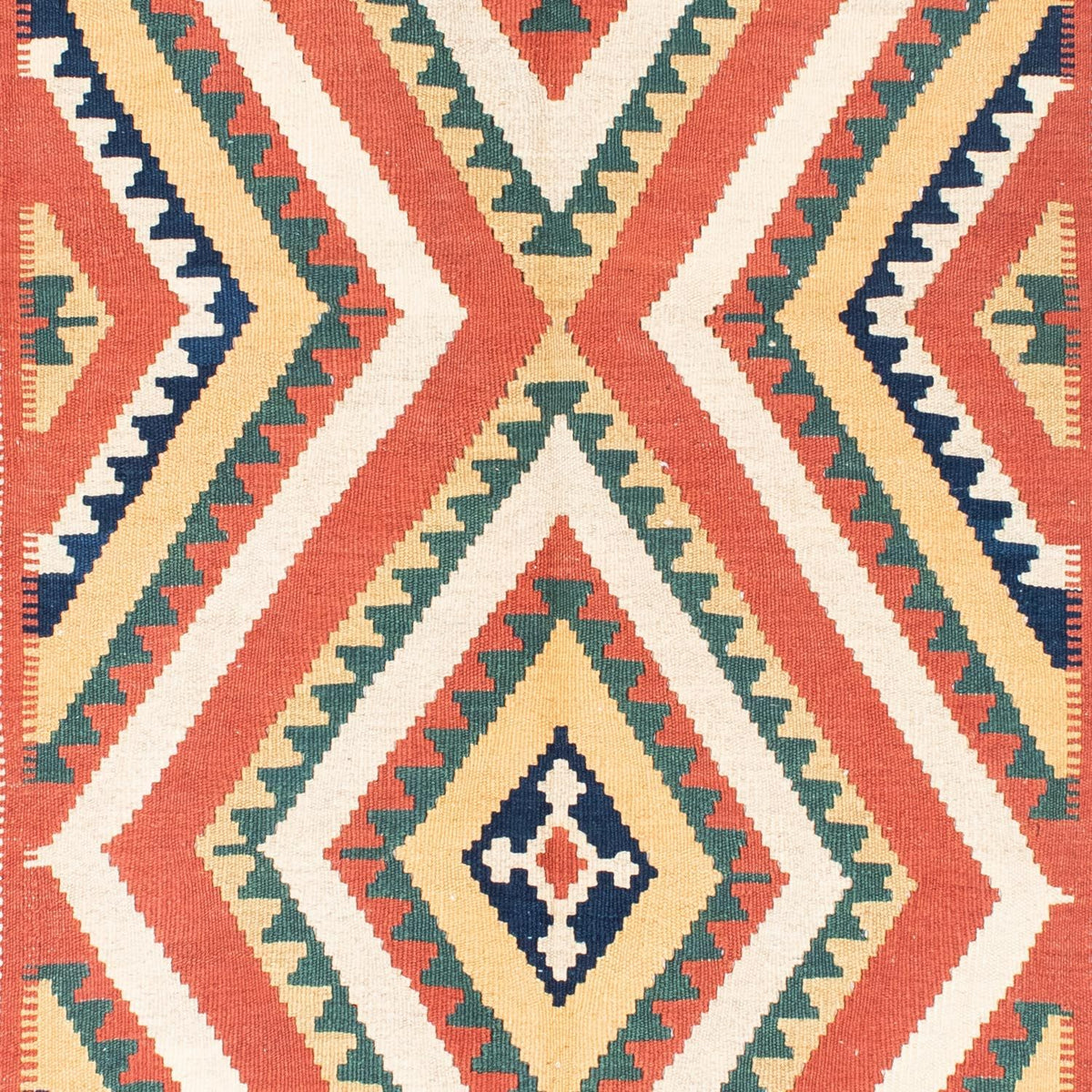 Tapis Kelim - Oriental - 212 x 146 cm - rouille