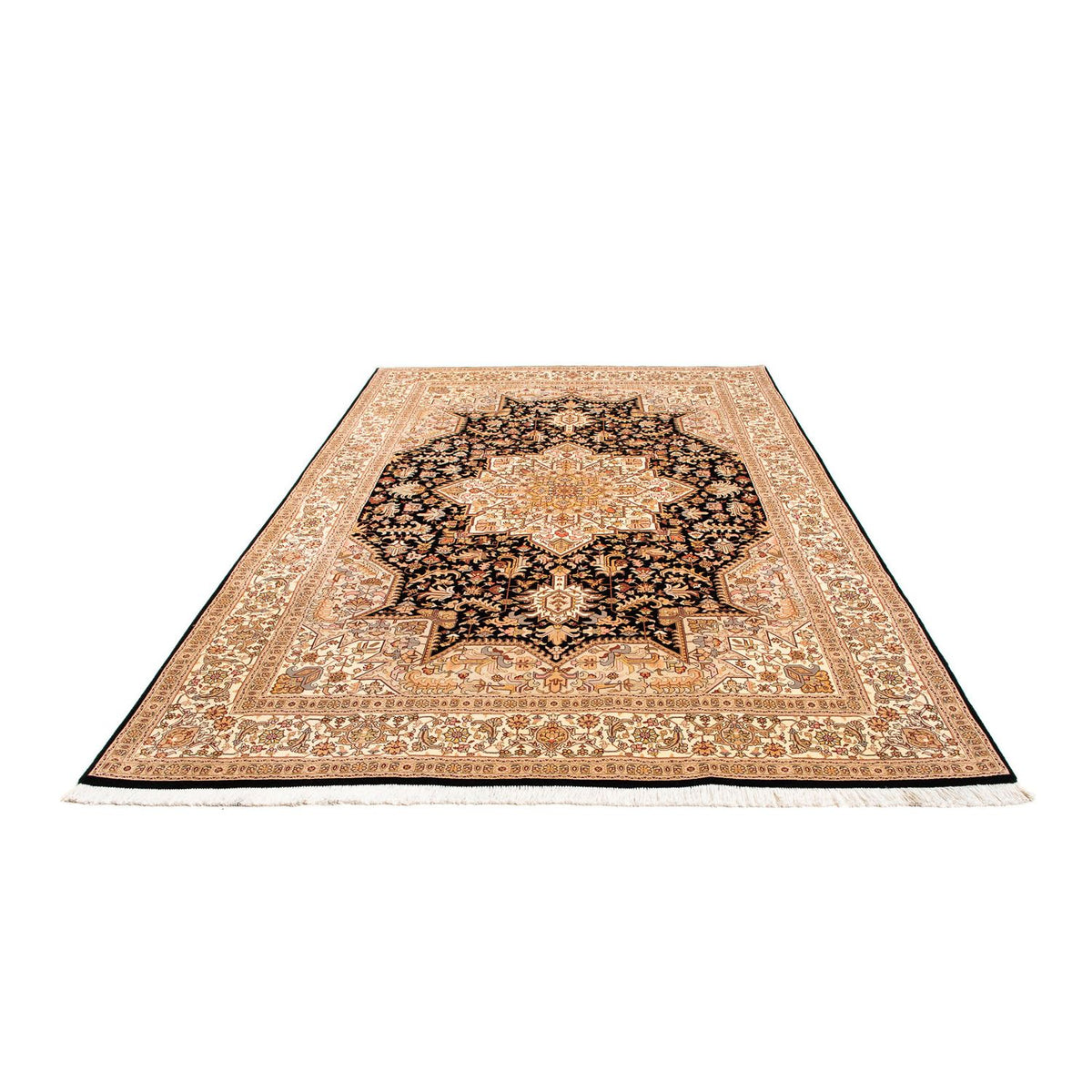 Tapis persan - Tabriz - Royal - 303 x 200 cm - marron
