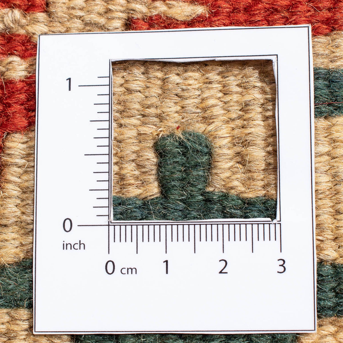 Tapis Kelim - Oriental - 211 x 146 cm - rouge foncé