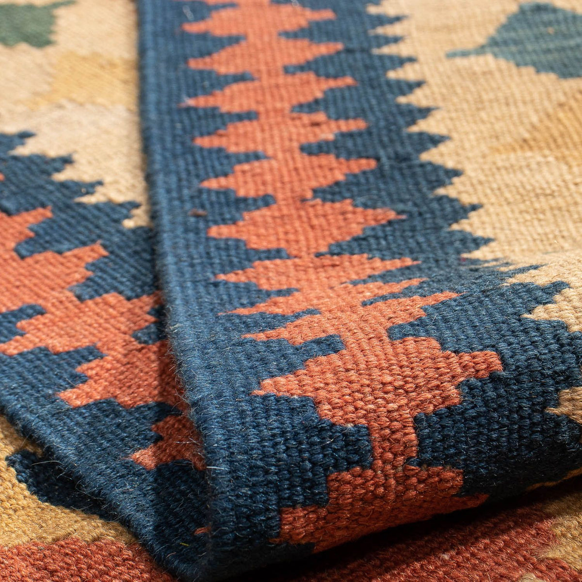 Tapis Kelim - Oriental - 210 x 155 cm - marron