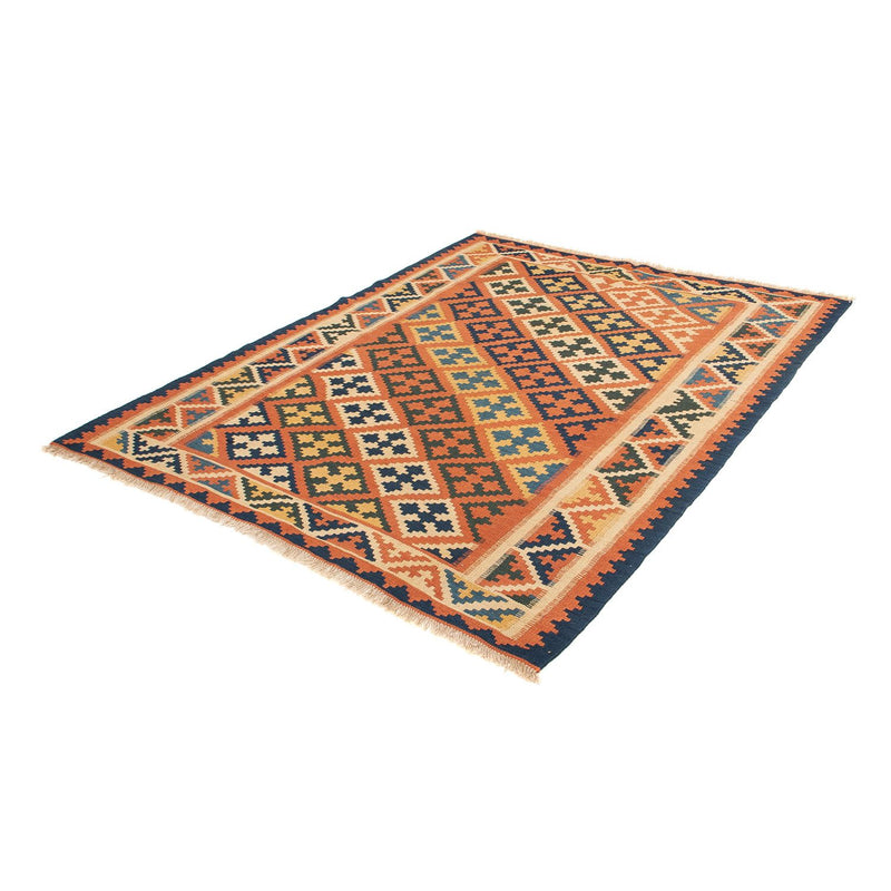 Tapis Kelim - Oriental - 200 x 157 cm - marron