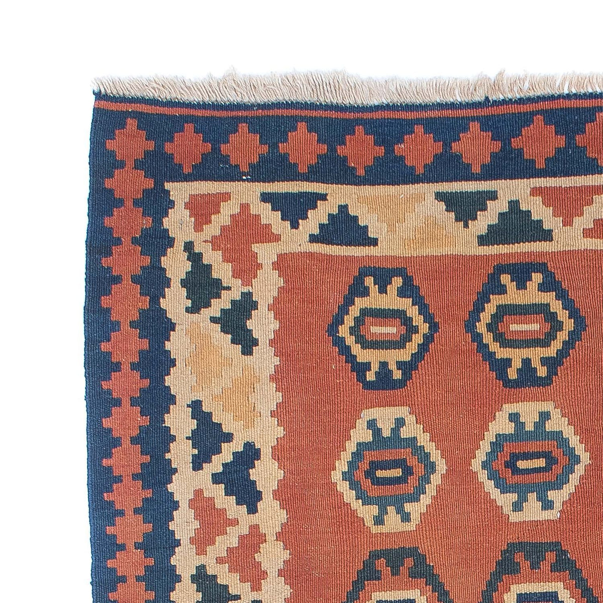 Tapis Kelim - Oriental - 169 x 121 cm - rouille