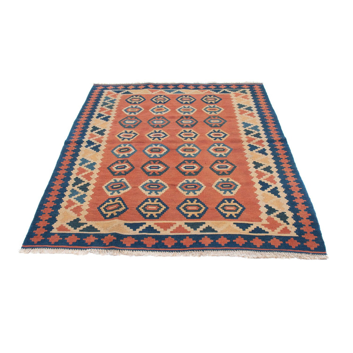 Tapis Kelim - Oriental - 169 x 121 cm - rouille