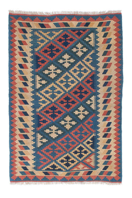 Tapis Kelim - Oriental - 175 x 116 cm - bleu