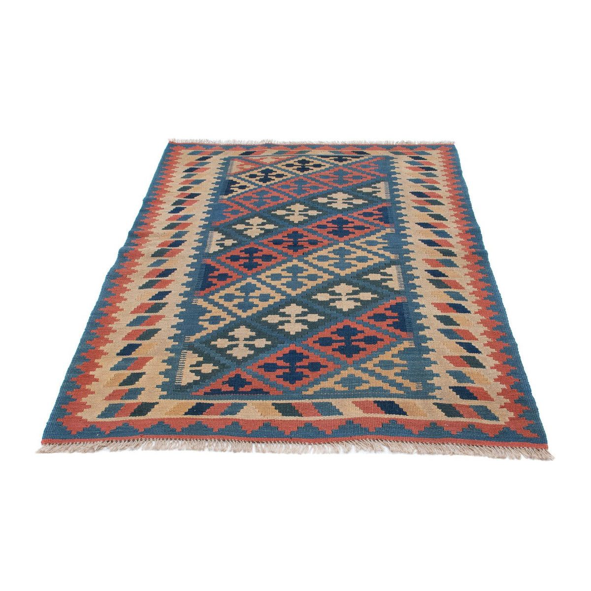 Tapis Kelim - Oriental - 175 x 116 cm - bleu