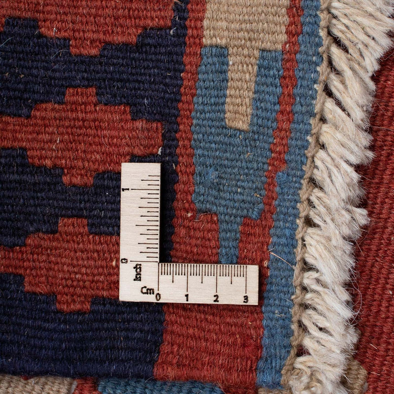 Tapis Kelim - Oriental - 170 x 114 cm - rouge foncé