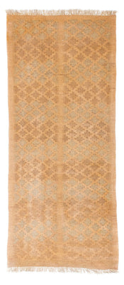 Tapis de couloir Tapis Kelim - Oriental - 200 x 84 cm - marron clair