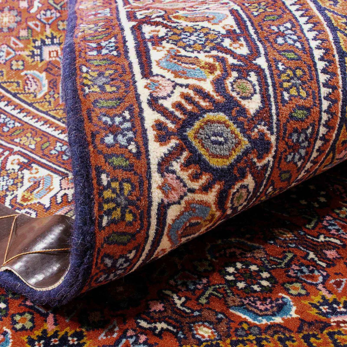 Tapis de couloir Tapis persan - Bidjar - 174 x 107 cm - rouge clair