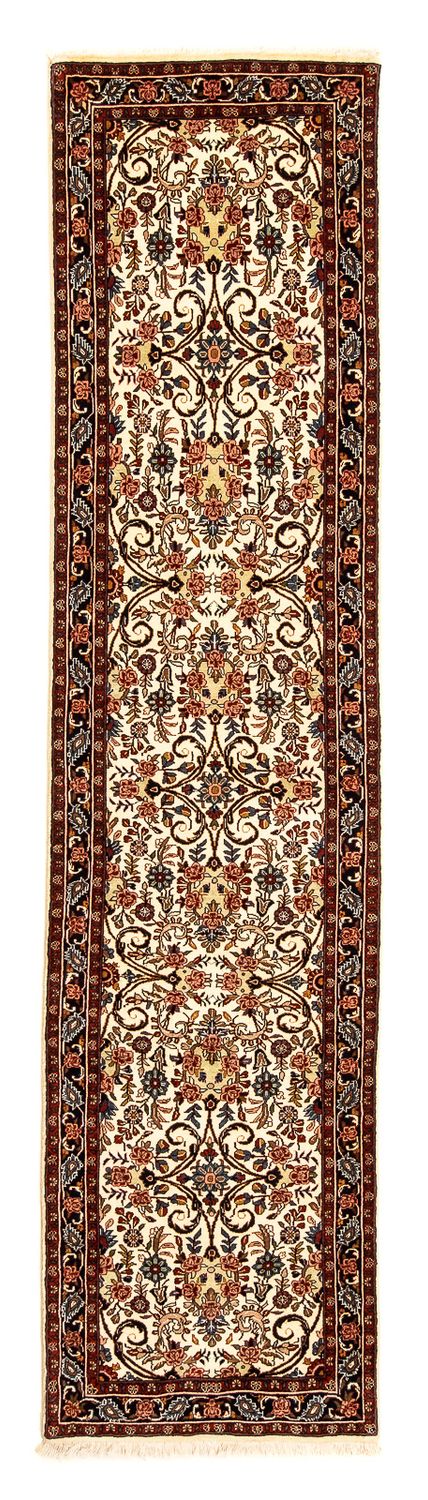 Tapis de couloir Tapis persan - Bidjar - 298 x 74 cm - beige