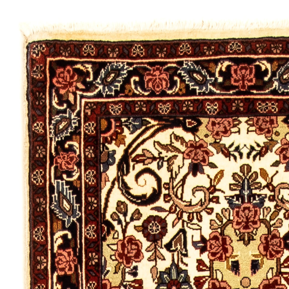 Tapis de couloir Tapis persan - Bidjar - 298 x 74 cm - beige