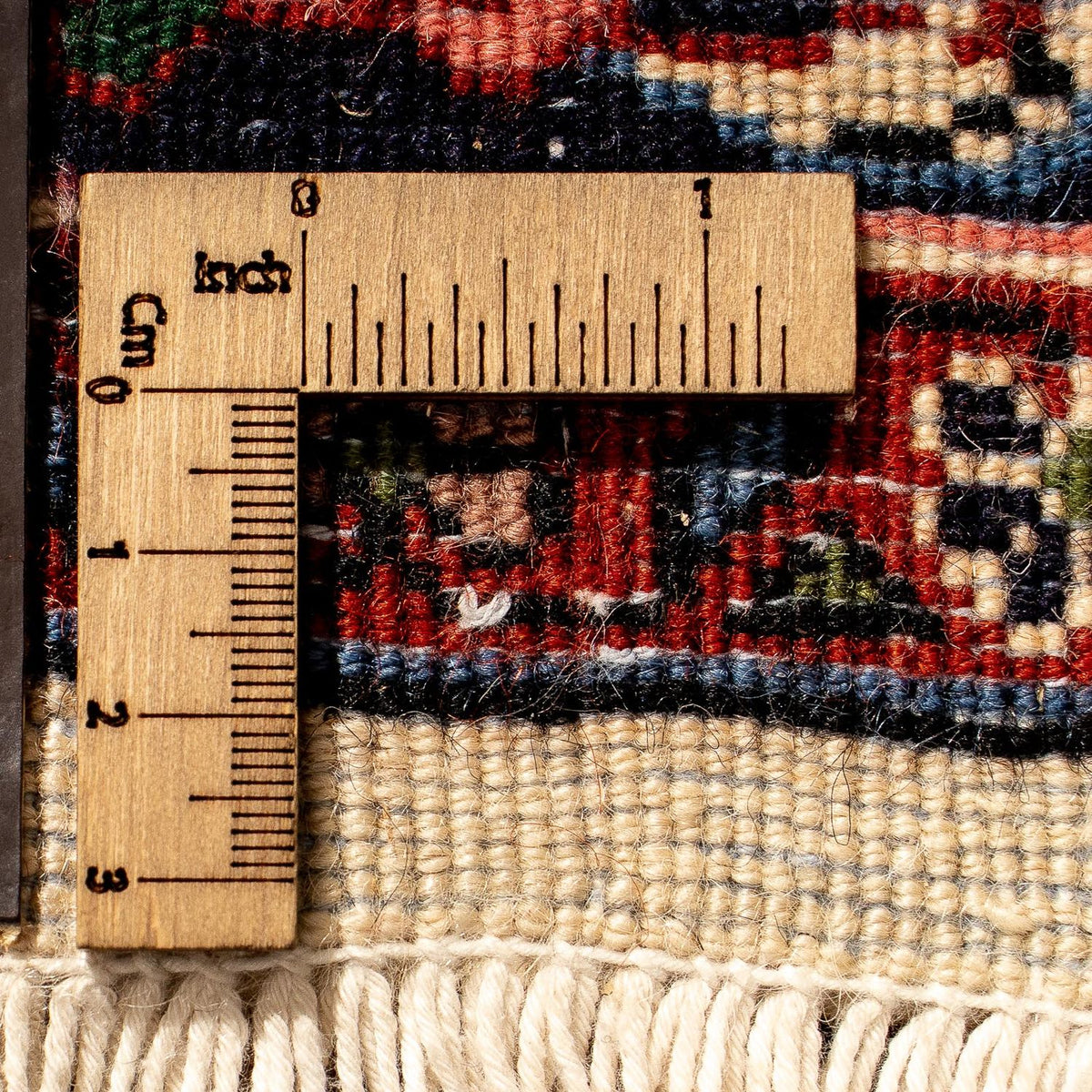 Tapis de couloir Tapis persan - Bidjar - 298 x 74 cm - beige