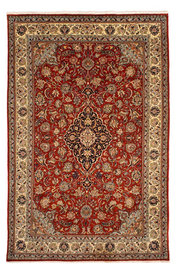 Tapis persan - Classique - 297 x 198 cm - rouge foncé