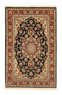 Tapis persan - Ghom - 152 x 100 cm - noir