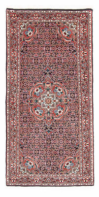 Tapis persan - Bidjar - 140 x 68 cm - bleu foncé