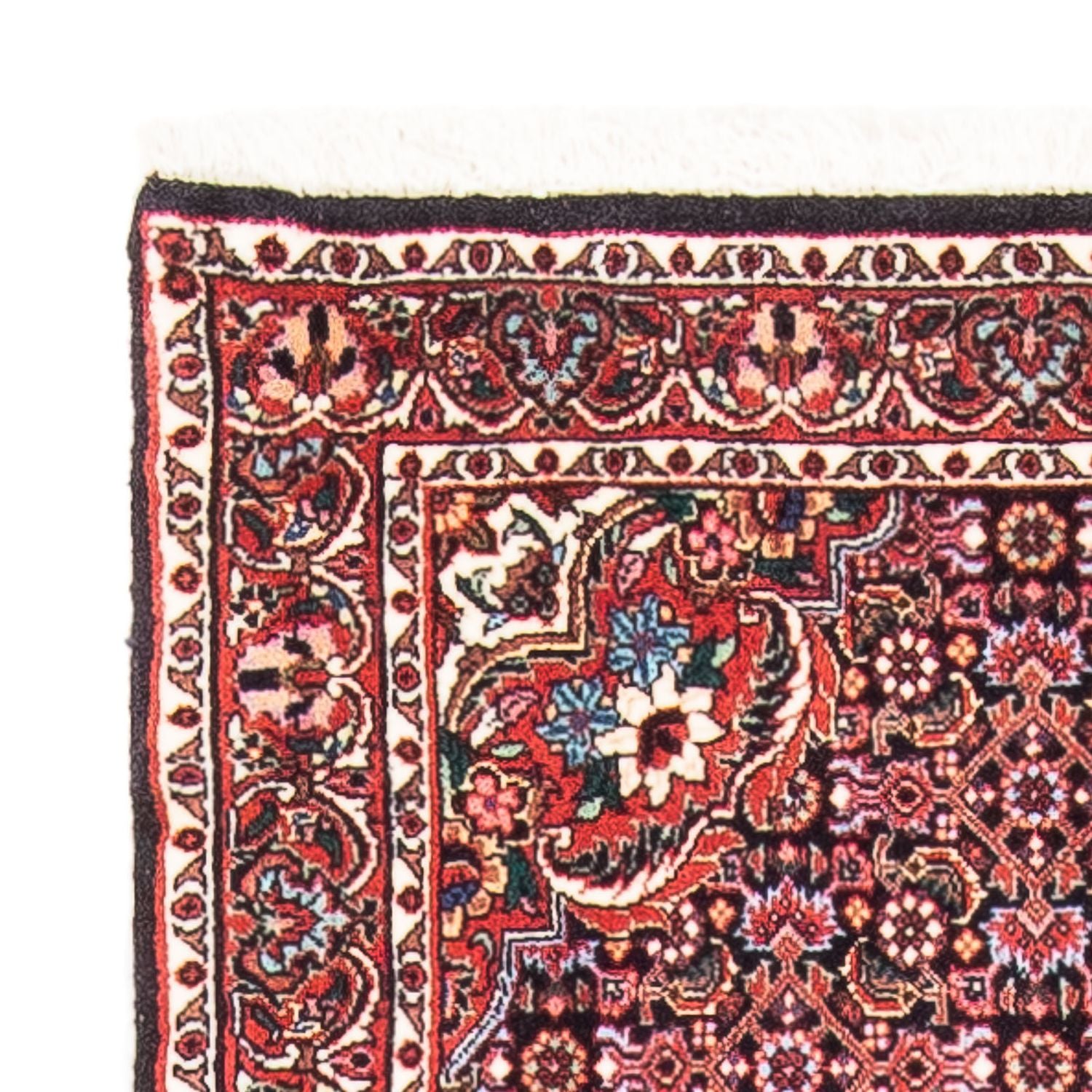Tapis persan - Bidjar - 140 x 68 cm - bleu foncé