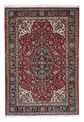 Tapis persan - Ghom - 205 x 137 cm - rouge