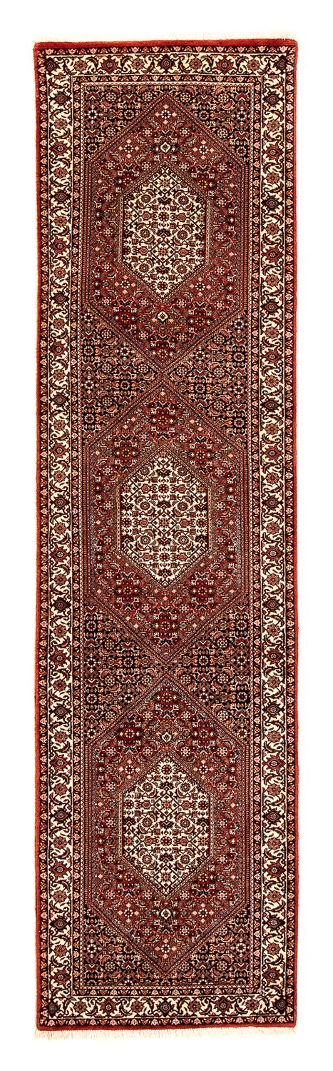 Tapis de couloir Tapis persan - Bidjar - 307 x 73 cm - multicolore