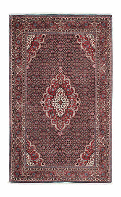 Tapis persan - Bidjar - 223 x 131 cm - bleu foncé