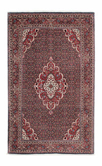 Tapis persan - Bidjar - 223 x 131 cm - bleu foncé