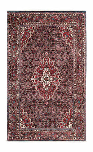 Tapis persan - Bidjar - 223 x 131 cm - bleu foncé