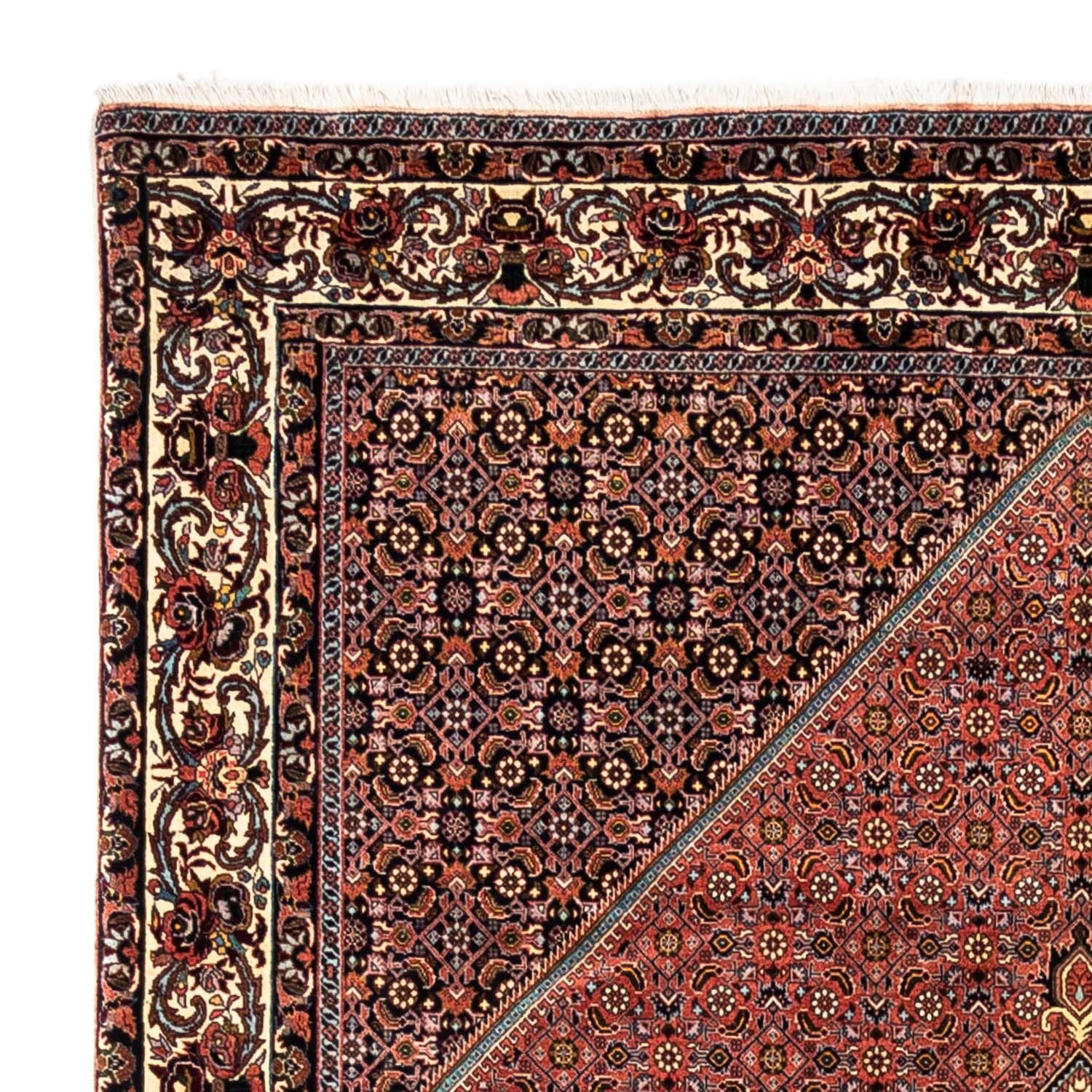Tapis persan - Bidjar - 291 x 200 cm - rouge