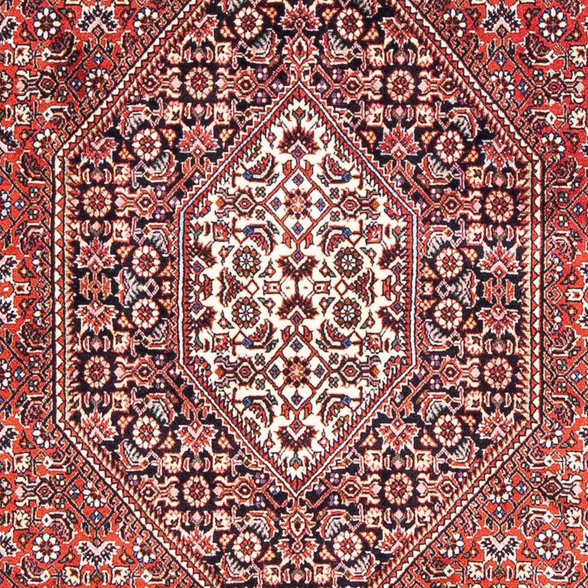 Tapis de couloir Tapis persan - Bidjar - 181 x 104 cm - rouge