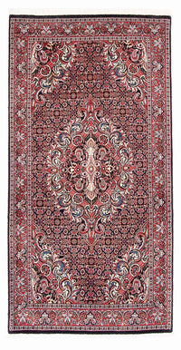 Tapis de couloir Tapis persan - Bidjar - 192 x 102 cm - rouge clair
