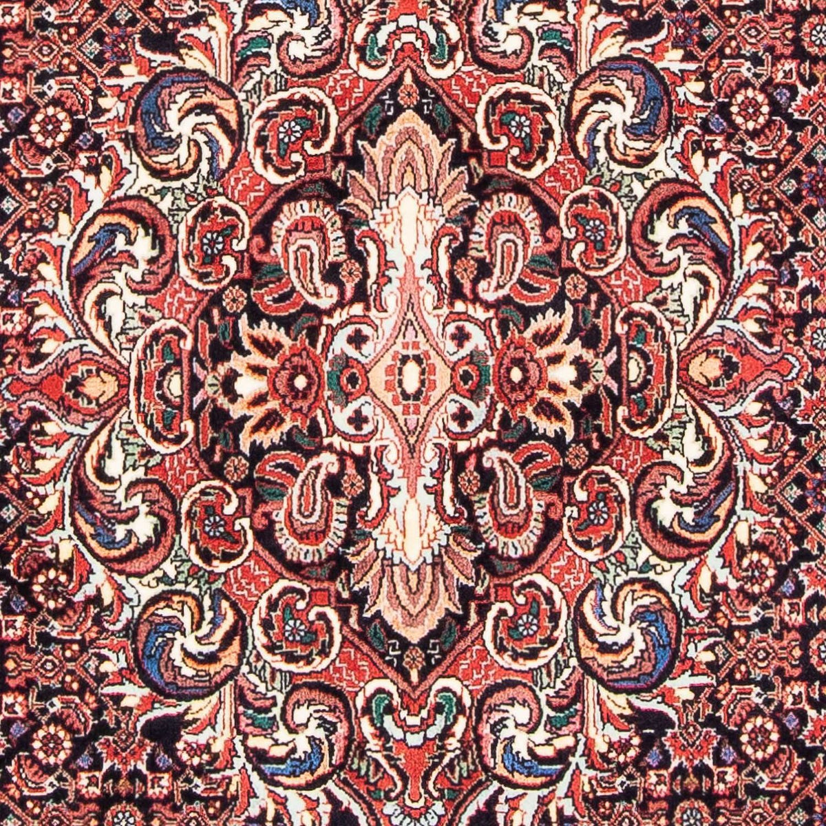 Tapis de couloir Tapis persan - Bidjar - 192 x 102 cm - rouge clair