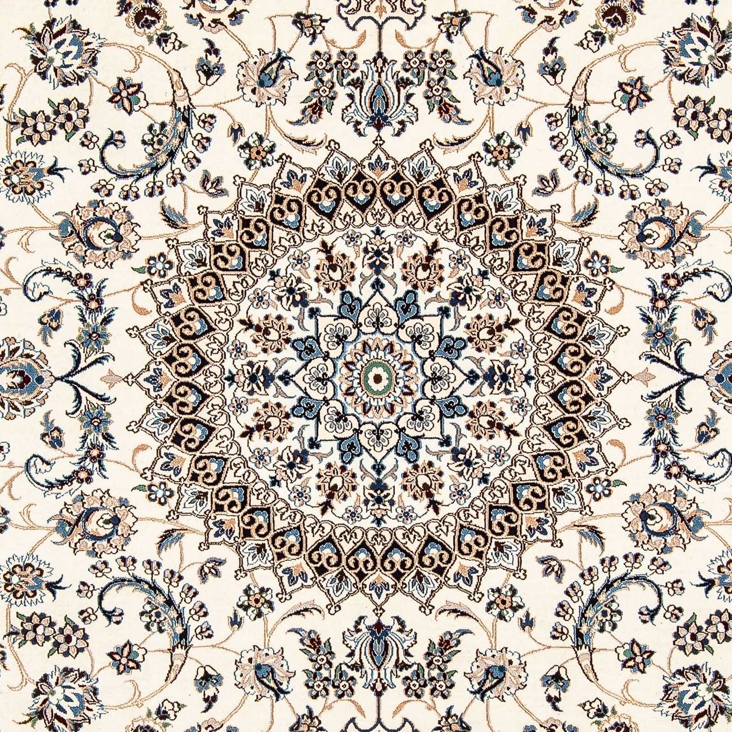 Tapis persan - Nain - Royal - 291 x 202 cm - beige
