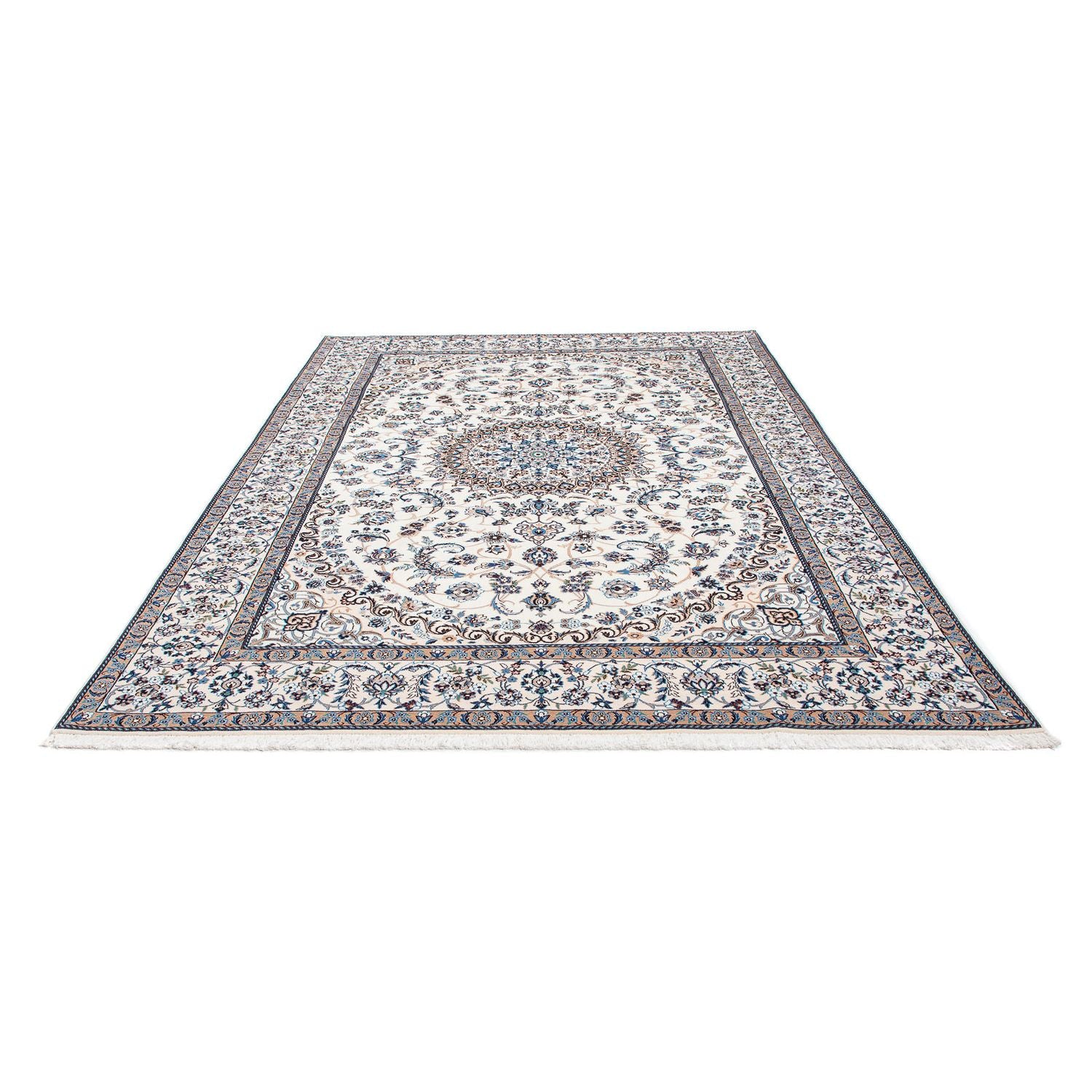Tapis persan - Nain - Royal - 291 x 202 cm - beige