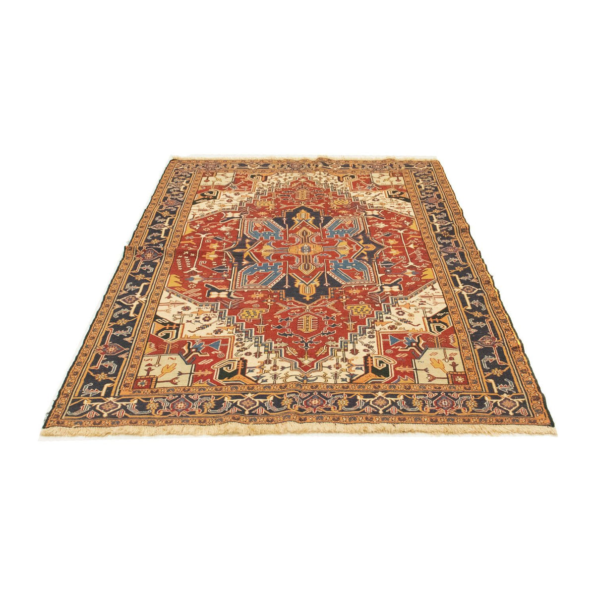Tapis persan - Nomadic - 194 x 128 cm - rouge