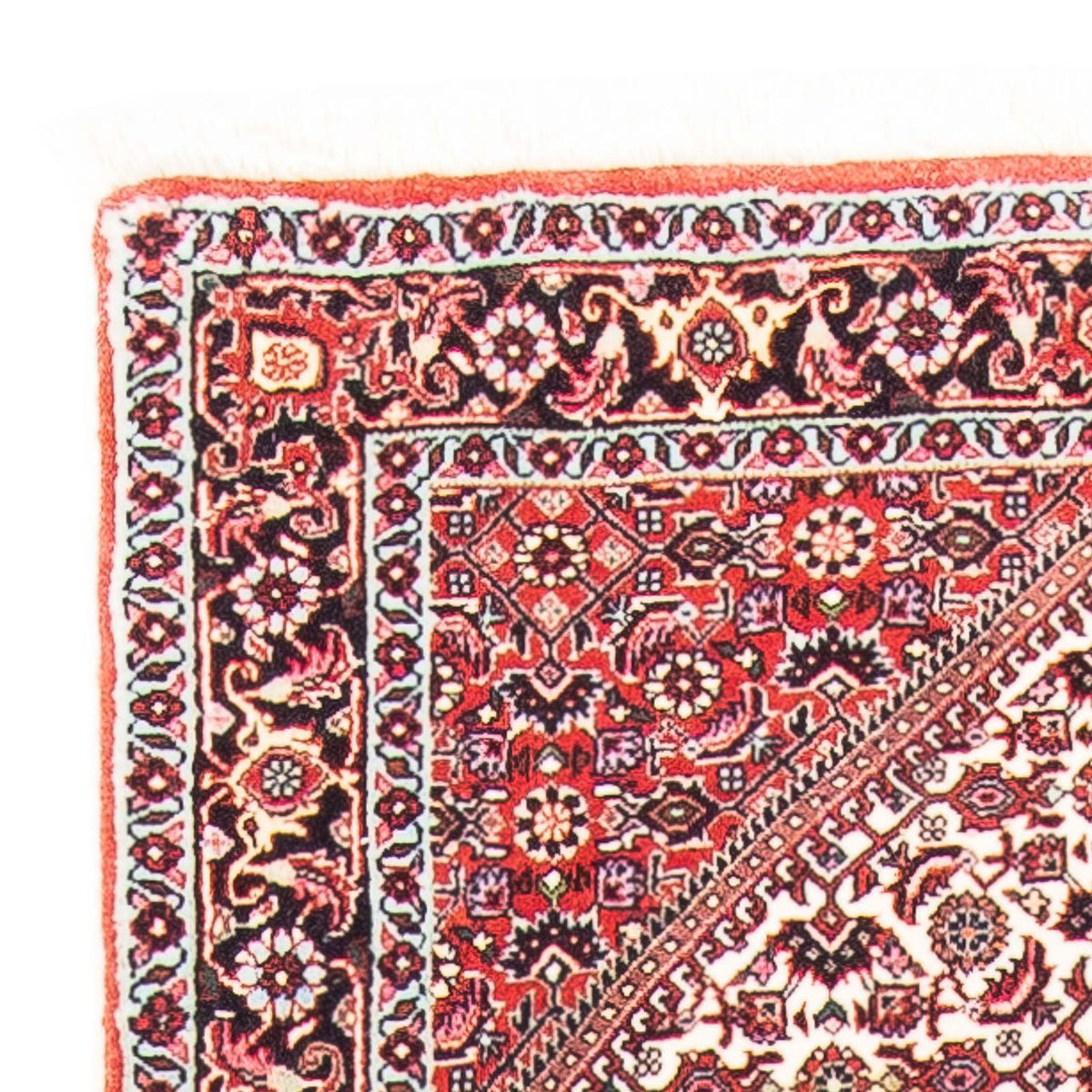 Tapis persan - Bidjar - 152 x 75 cm - rouge clair