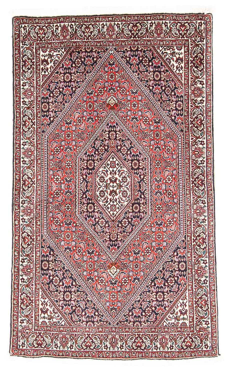 Tapis persan - Bidjar - 151 x 86 cm - rouge clair
